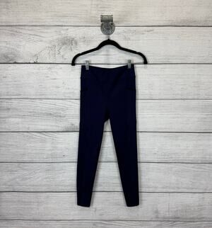 Dover Saddlery Girl's Stride Magna Navy Riding Thighs Leggings Size Large